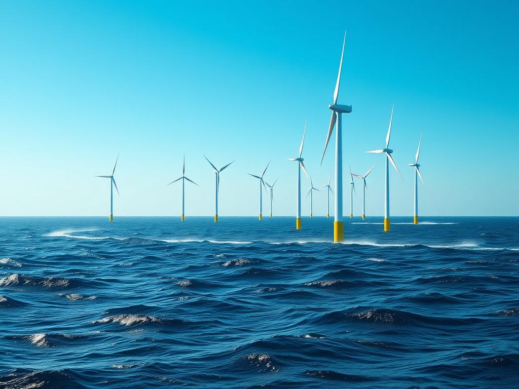 Windpark auf einem Hügel